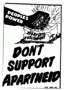 Anti-Apartheid poster