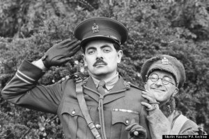 Television - BBC - Blackadder Goes Forth - Rowan Atkinson and Tony Robinson - London