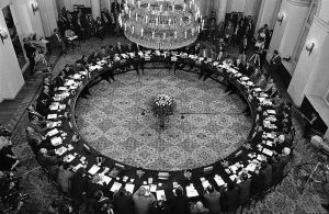Round Table Talks, Warsaw, Poland, 1989