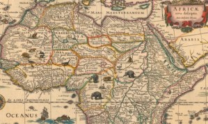 From Willem Janszoon Blaeu's 17th Century map of Africa.