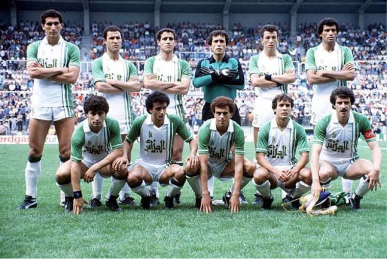 The Algerian team in 1982