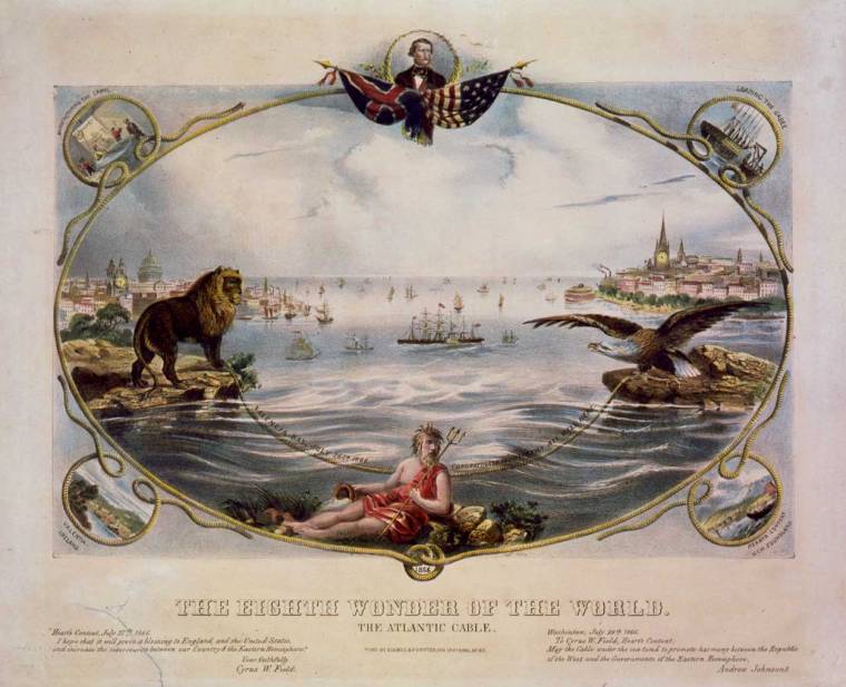 The Atlantic Cable as the Eighth Wonder of the World - Image credit: Library of Congress, Prints and Photographs Division, reproduction number LC-USZC4-2388