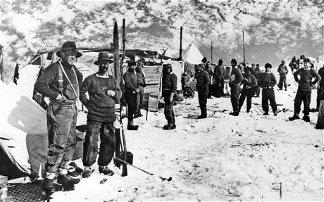 Shackleton Expedition, Antarctica, 1915. Photo: REX