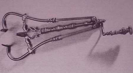 A Victorian-era vaginal speculum.