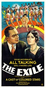 The Exile (1931)  The film’s plot concerned an apparently interracial love affair, a subject considered so controversial that some posters did not feature a printer’s logo as if those responsible did not want to be associated with the film. Photograph: The Separate Cinema Archive