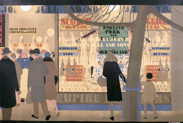 Woman Shopping at John Bull and Sons (British Empire Marketing Board, 1928), Library and Archives Canada.