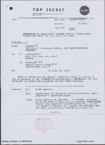 See the National Archives for online copies of original UKUSA agreement and resulting intelligence.