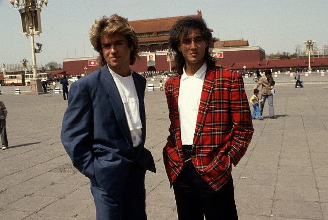 George Michael and Andrew Ridgeley