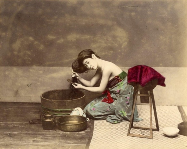 Samurai and Courtesans colour photos from 1865. Felice Beato was one of the first people to photograph the far east – and he made life bloom with colour. Here are his rare hand-coloured shots of Edo-era Japan See them at the London Photograph Fair, 23 & 24 May 2015.