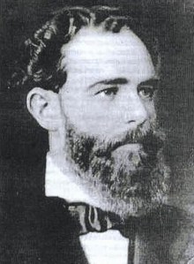 Born in Lobos, Argentina in 1847. Both his parents were Irish, arrived in America in 1830. As director of the Western Railway and the Buenos Aires Province Bank he established himself as a financial operator with access to European money. He died in 1906, revered in Buenos Aires, and hated in Montevideo.