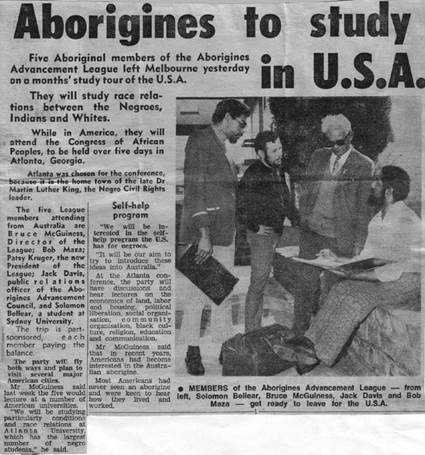 1970. Image kindly made available by Dr Gary Foley on www.kooriweb.org