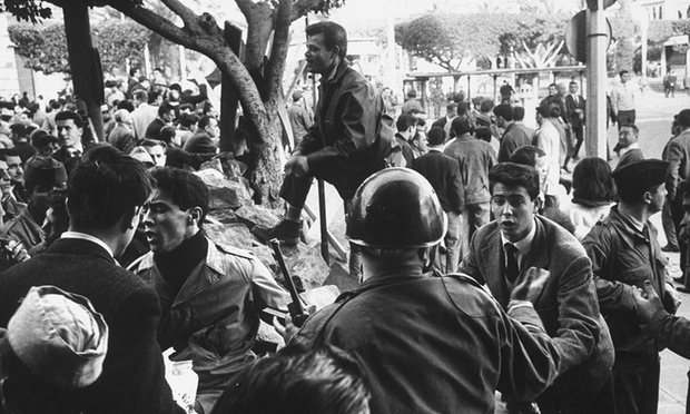 French armed forces suppress an uprising in colonial-era Algeria. Photograph: Loomis Dean/Time & Life Pictures/Getty Image