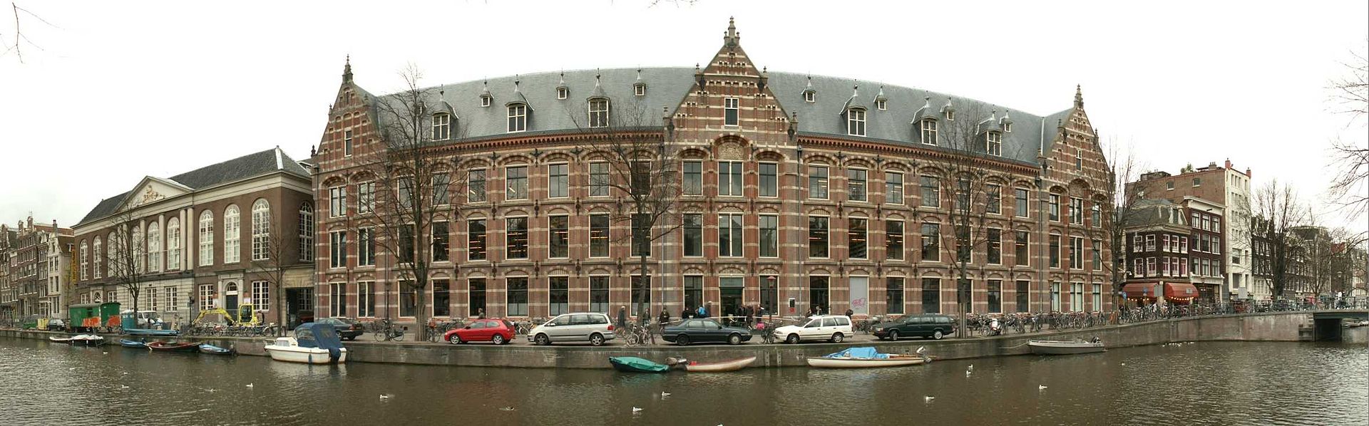 The Bushuis: Formerly the headquarters of the Dutch East India Company in Amsterdam. Today this building belongs to the Humanities Department of University of Amsterdam.